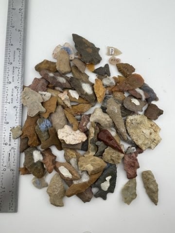 Group of pretty nice Arrow Points Arrowheads Drills etc (1 of 6)
