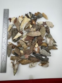 Group of assorted points most have minor to major restoration