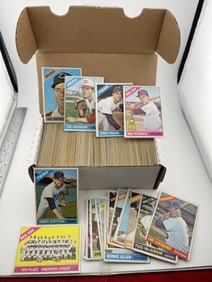 1966 Topps Baseball Cards all are in pretty good condition some minor stars great start on a set