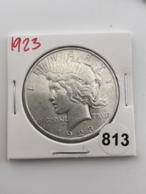 1923 Peace Silver Dollar Coin