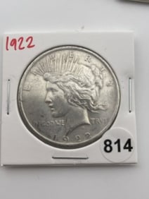 1922 Peace Silver Dollar Coin