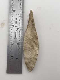 Agate Basin Indian Artifact Arrowhead