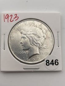 1923 Peace Silver Dollar Coin