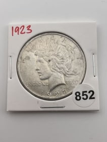 1923 Peace Silver Dollar Coin
