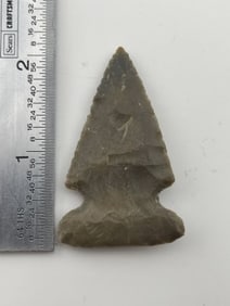 Side Notch Indian Artifact Arrowhead