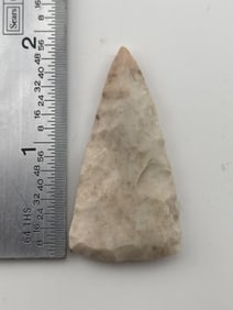 Triangle Indian Artifact Arrowhead