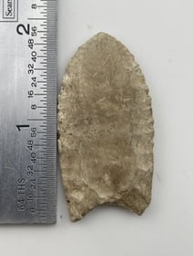Folsom Indian Artifact Arrowhead