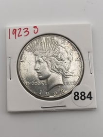 1923 S Peace Silver Dollar Coin