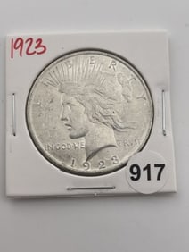 1923 Peace Silver Dollar Coin