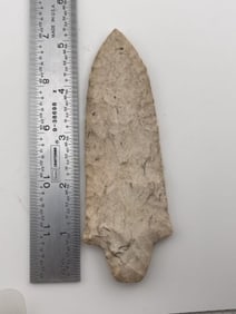 5 & 3/8" Finely made Adena Indian Artifact Arrowhead