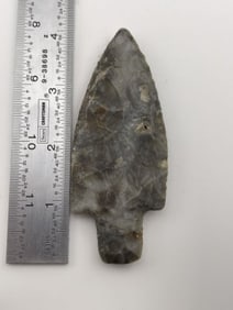 4 & 1/16" Adena Indian Artifact Arrowhead