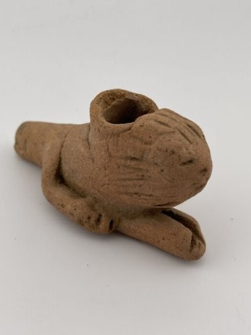 Pre-Columbian Pottery Pipe Indian Artifact Arrowhead (1 of 8)