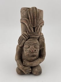 Pre-Columbian Pottery Vessel Indian Artifact Arrowhead