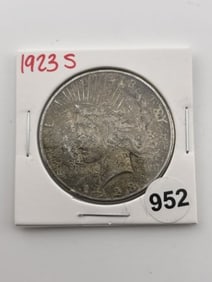 1923 S Peace Silver Dollar Coin