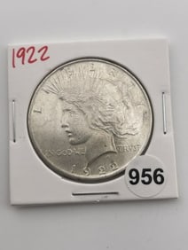 1922 Peace Silver Dollar Coin