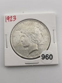 1923 Peace Silver Dollar Coin