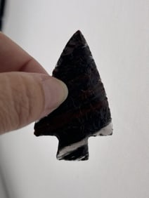 Obsidian Point Indian Artifact Arrowhead