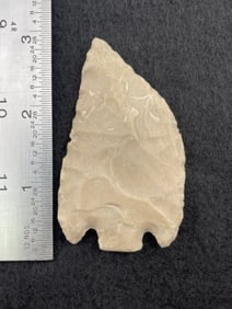 Base Tang Knive - (curved bottom style. Gillespie Co. Texas Ex Delk collection