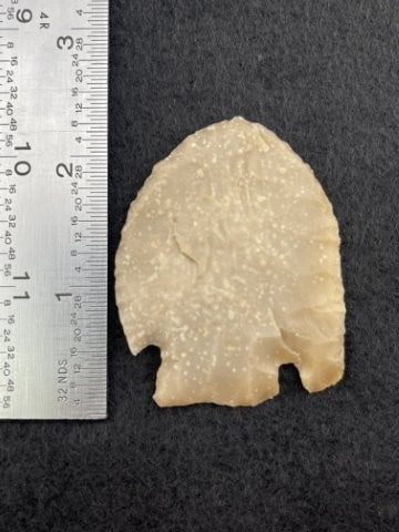 Castroville Base Tang Knife - rounded scraper style. Bell Co. Texas (1 of 4)