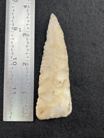 Squaw Knife - medium size, golden Edwards Plateau Chert. Kimble Co. Texas Ex-Conners