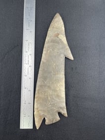 Large Ceremonial Blade from Texas Indian Artifact Arrowhead