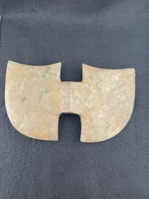 Large Butterfly Bannerstone Indian Artifact Arrowhead