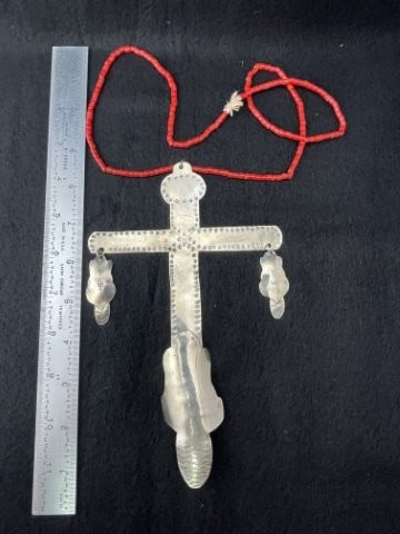 Hudson Bay Cross Beaver Necklace (1 of 7)