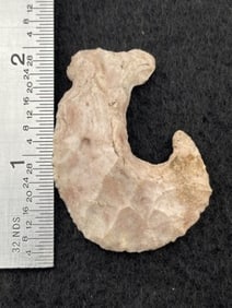 Chipped Hook Indian Artifact Arrowhead