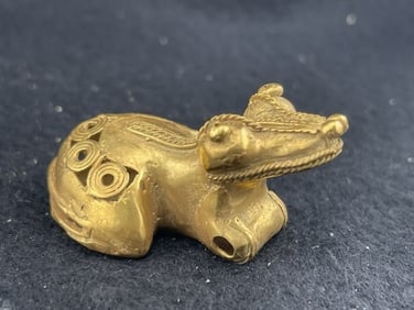 Tumbaga Tairona Gold Figurine UNKNOWN MATERIAL