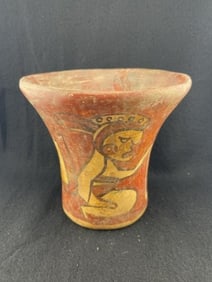 Pre-Columbian Pottery Vessel Indian Artifact Arrowhead