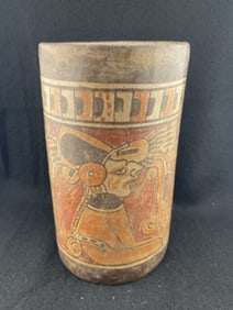 Pre-Columbian Pottery Vessel Indian Artifact Arrowhead