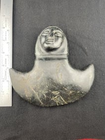 Pre-Columbian Jade Tumi Effigy Knife Indian Artifact Arrowhead