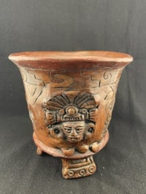 Pre-Columbian Pottery Vessel Indian Artifact Arrowhead