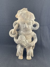 Pre-Columbian Pottery Vessel Indian Artifact Arrowhead