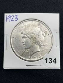1923 Peace Silver Dollar Coin