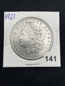 1921 Morgan Silver Dollar Coin