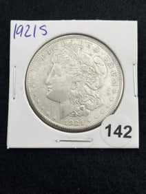 1921 S Morgan Silver Dollar Coin