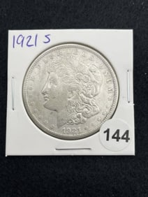 1921 S Morgan Silver Dollar Coin