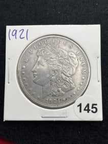1921 Morgan Silver Dollar Coin