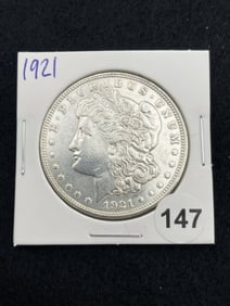 1921 Morgan Silver Dollar Coin