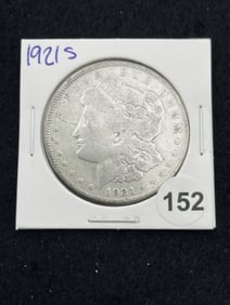 1921 S Morgan Silver Dollar Coin