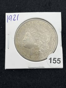 1921 Morgan Silver Dollar Coin