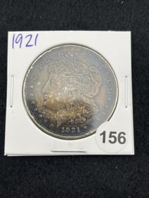 1921 Morgan Silver Dollar Coin