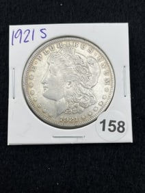 1921 S Morgan Silver Dollar Coin