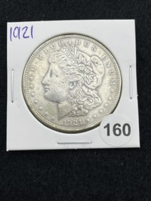 1921 Morgan Silver Dollar Coin