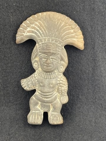 Pre-Columbian Pottery Effigy Indian Artifact Arrowhead (1 of 6)