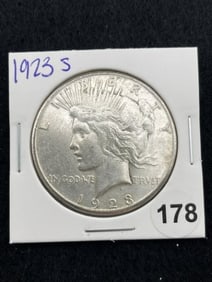 1923 S Peace Silver Dollar Coin