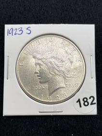 1923 S Peace Silver Dollar Coin