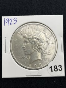 1923 Peace Silver Dollar Coin
