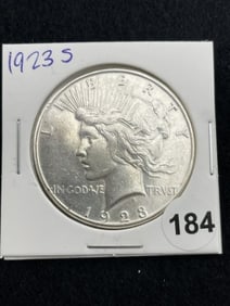 1923 S Peace Silver Dollar Coin